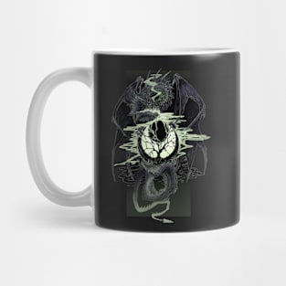 Tree of Life Dragon (coloured) Mug